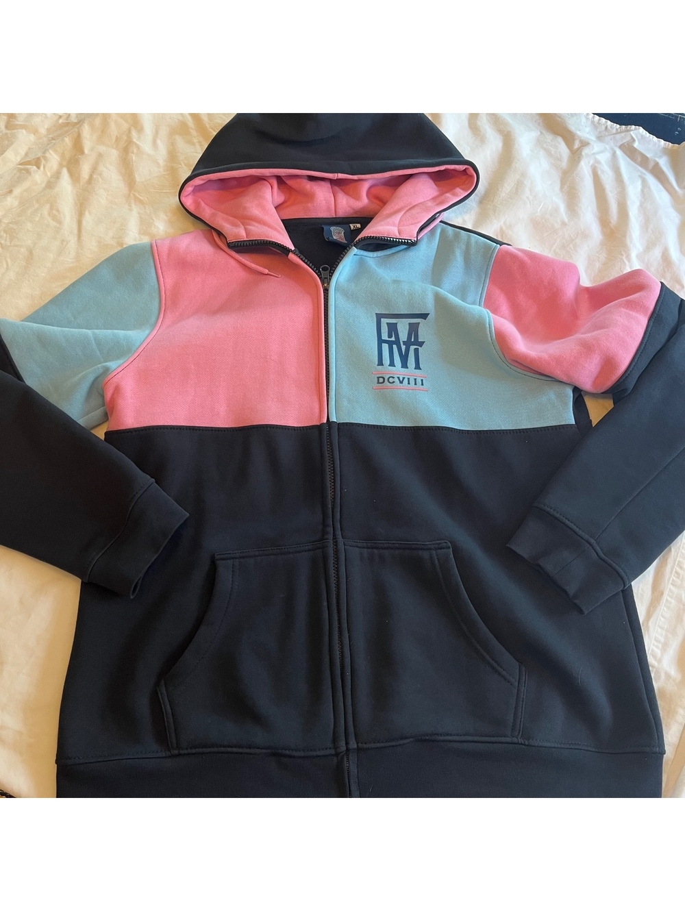 Official Forward Madison Futbol Club Soccer FMFC Ladies Zip Up Hoodie XL EUC